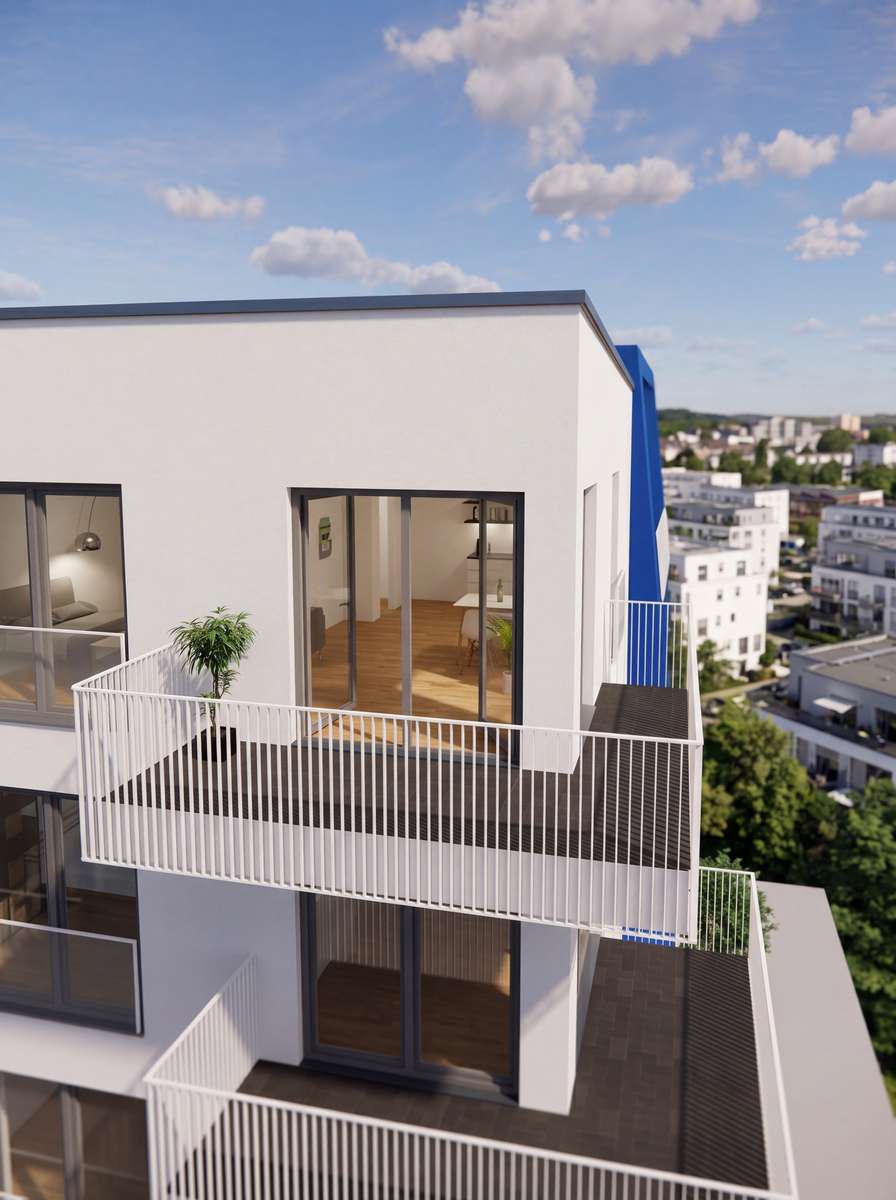 Visualisierung Balkon