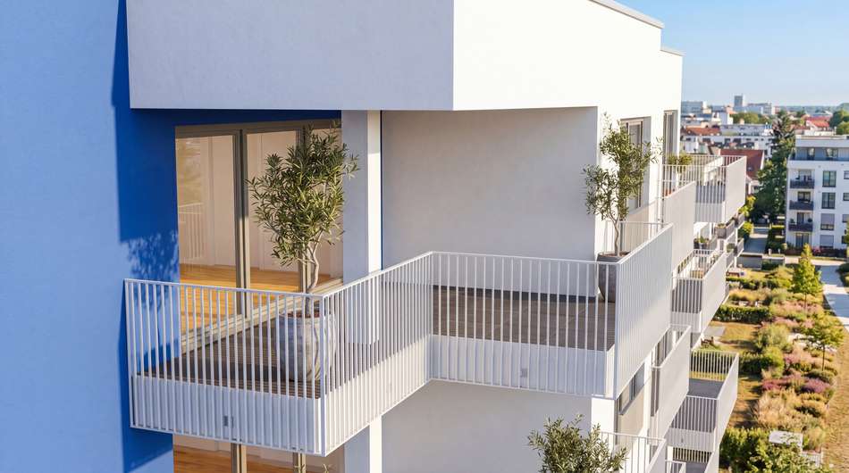 Visualisierung Balkon Außen